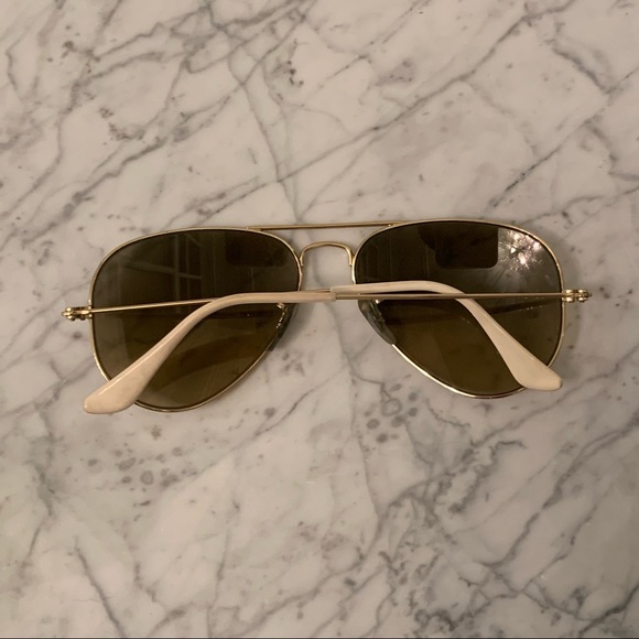 Ray Ban aviators with brown lenses - Picture 2 of 3